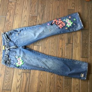 Sharagano Embroidered Denims
